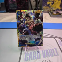 Monkey.D.Luffy (118) OP11-118 English SEC A Fist of Divine Speed One Piece Card - Image 1