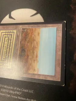 1993 vintage MAGIC THE GATHERING Scrubland collectors edition CARD mtg dual land - Image 2