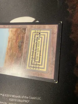 1993 vintage MAGIC THE GATHERING Scrubland collectors edition CARD mtg dual land - Image 3