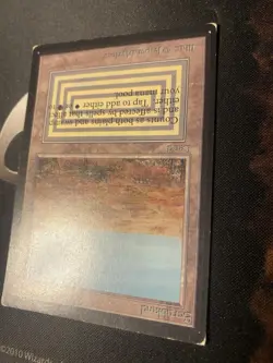 1993 vintage MAGIC THE GATHERING Scrubland collectors edition CARD mtg dual land - Image 4