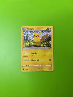 Pikachu 7/15 McDonald’s Battle Promo Holo Pokemon Card LP+ - Image 1