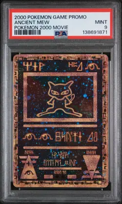 2000 POKEMON GAME MOVIE POKEMON 2000 MOVIE ANCIENT MEW PSA 9 - Image 1