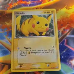 Pokemon Pikachu 74/112 EX FireRed & LeafGreen Common Regular 50 HP Eng 2004 - Image 1