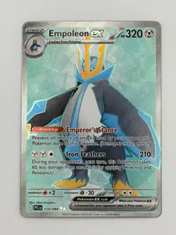 Empoleon ex 114/094 Phantasmal Flames Full Art Ultra Rare Pokemon TCG NM - Image 1
