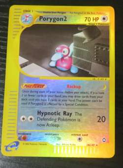 Pokemon Porygon2 Reverse Holo Rare Aquapolis 028/147 LP - Image 3