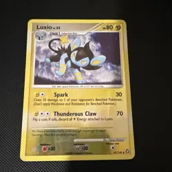 Pokemon TCG Luxio 62/146 Legends Awakened Reverse Holo Uncommon Eng 2008 - Image 1