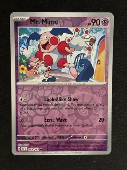 Pokemon - Mr.Mime 063/162 - Temporal Forces Reverse Holo - LP - Image 1