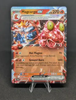 Pokemon TCG - Twilight Masquerade - Magcargo ex - 29/167 - Image 1