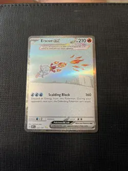 Eiscue ex 222/197 Holo Pokemon TCG SV03 Obsidian Flames - Image 1