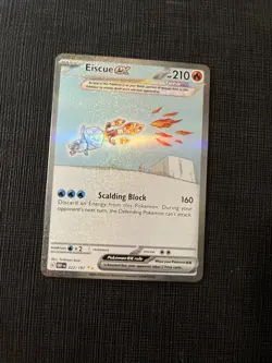 Eiscue ex 222/197 Holo Pokemon TCG SV03 Obsidian Flames - Image 2