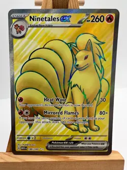 Pokemon TCG - S&V 151 - 186/165 Ninetales ex - Ultra Rare - NM/M - Image 1