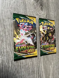Pokemon: Evolving Skies Booster Packs (x2 Packs)- NEW/SEALED - Image 2