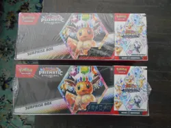 NEW 2x Pokemon Prismatic Evolutions Surprise Box + Booster Bundle Sams Club NEW! - Image 1