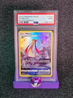 2022 Pokemon Silver Tempest MILOTIC TG02/TG30 Ultra Rare PSA 9 - Image 1