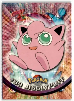 1999 TOPPS TV ANIMATION JIGGLYPUFF #39 - Image 1