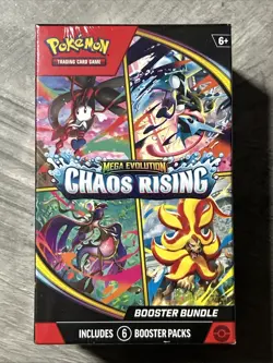 Pokemon Mega Evolution Chaos Rising Booster Bundle Box - Image 1