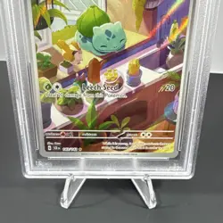 Pokemon Bulbasaur 143/142 SV07 Stellar Crown IR Holo EN PSA 9 - Image 4