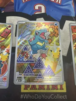 Pokemon First Partner Set Gen 2 Chikorita Cyndaquil Totodile 046/047/048 NM - Image 3