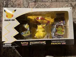 Pokemon TCG Celebrations Premium Figure Collection Pikachu VMAX Box 820650809408 - Image 1