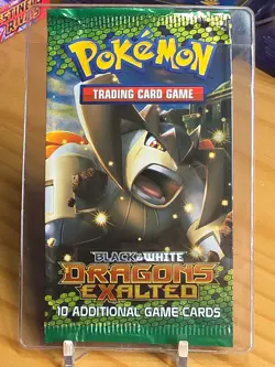 Pokemon TCG Black & White Dragon Exalted Booster Pack (EMPTY) - Image 1