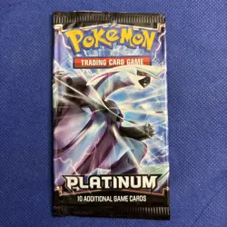 Pokemon TCG Platinum Base Pack Open/EMPTY Palkia Art Wrapper - Image 1