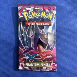 EMPTY Pokemon booster pack art set XY Phantom Forces Gengar Artwork Wrapper 820650109102 - Image 1