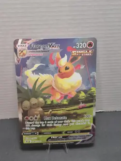 JUMBO Oversized Flareon VMAX Promo Alt Art SWSH180 Pokemon Premium Collection - Image 2