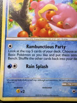 The Pokemon Company Slowpoke 66/90 Undaunted Regular Common Basic English 60 HP - Image 5