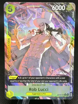 Rob Lucci (Full Art) ST29-013 NM One Piece CCG ST-29 - Image 1