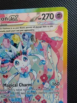 Pokemon TCG Prismatic Evolution Sylveon EX Card 156/131 - Image 2