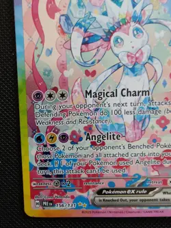 Pokemon TCG Prismatic Evolution Sylveon EX Card 156/131 - Image 3