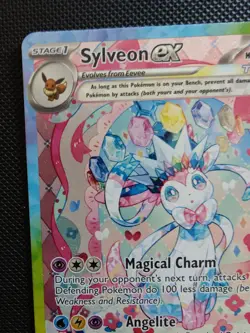 Pokemon TCG Prismatic Evolution Sylveon EX Card 156/131 - Image 5