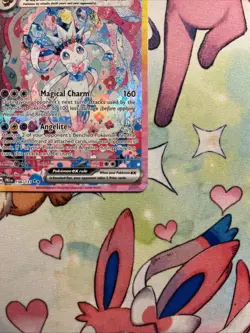 Pokemon TCG Prismatic Evolution Sylveon EX Card 156/131 NM/LP - Image 5