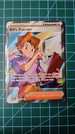 Bill's Transfer 194/165 Ultra Rare Pokemon 151 Full Art Card NM - Image 1