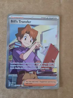 Pokemon Card Bill's Transfer 194/165 Scarlet & Violet 151 Holo Ultra Rare NM - Image 1