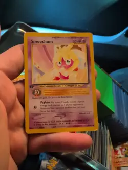 Pokemon TCG Smoochum 1st Edition Neo Revelation 2002 Vintage WOTC Card 54/64 - Image 1
