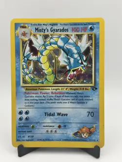 Misty's Gyarados - 13/132 - Holo Rare - Gym Challenge - Pokemon Card - LP/ - Image 1