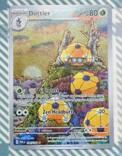 Pokemon TCG Dottler Paradox Rift 184/182 Holo Illustration Rare Card NM Clean - Image 2