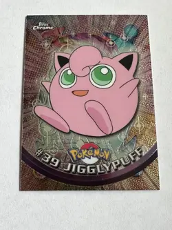 Jigglypuff #39 Topps 2000 Chrome Pokemon Card — EXCELLENT CONDITION! - Image 2