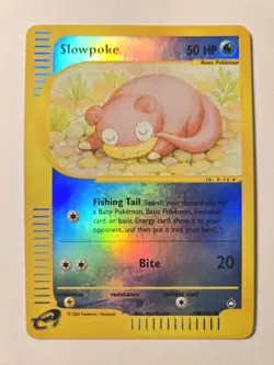 Slowpoke Reverse Holo 108/147 Rare!! Aquapolis E-Series 2002 - Pokemon TCG Card - Image 1