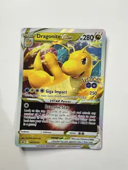 Dragonite Vstar SWSH236 Black Star Promo Pokemon Go Holo Pokemon Card - Image 1