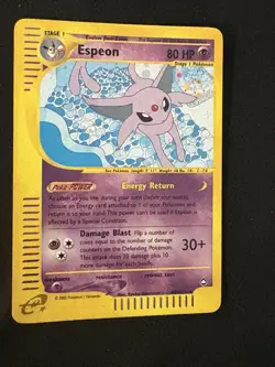 Pokemon TCG Espeon H9/H32 Holo Rare Aquapolis Pokemon Card - Image 4