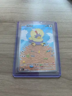 Rufflet 154/086 Illustration Rare Black Bolt Pokemon Card - Image 1