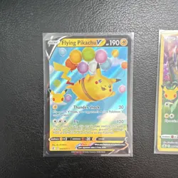 Pokemon TCG Pokemon GO 3-Card Lot: Flying Pikachu V 006/025, Pikachu 005/025 - Image 2