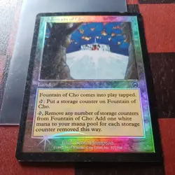 Mtg Fountain of Cho FOIL MP Mercadian Masques Magic the Gathering Land Card - Image 2