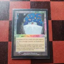 Mtg Fountain of Cho FOIL MP Mercadian Masques Magic the Gathering Land Card - Image 5