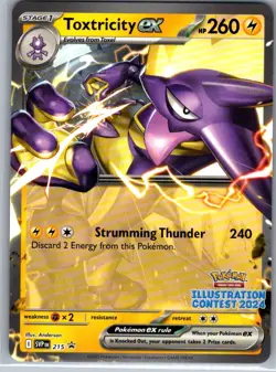 Toxtricity ex - (Illustration Contest 2024) 215 - Pokemon Card - NM - Image 1