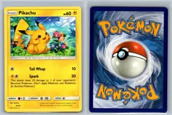 Pikachu (#14) 14/30 SM Trainer Kit: Lycanroc & Alolan Raichu Pokemon Card LP - Image 3