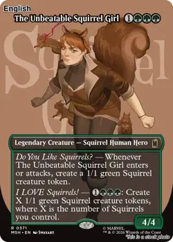 The Unbeatable Squirrel Girl (Borderless) EN [MSH - 371] - NM TCG MTG - Image 1