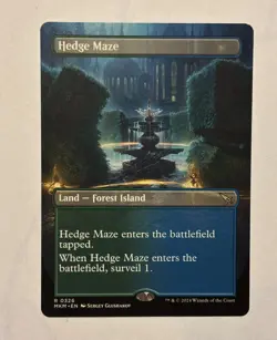 MTG. Hedge Maze. Borderless. Murders at Karlov Manor. Pack Fresh - Image 1